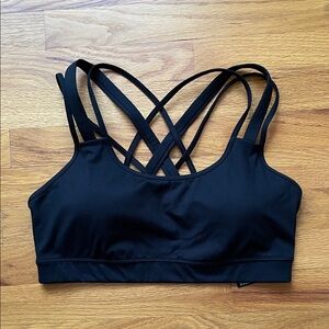 VS Black Strappy Sports Bra